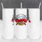 Personalized Chef Hat and Utensils Monogram Tumbler - Sublimated