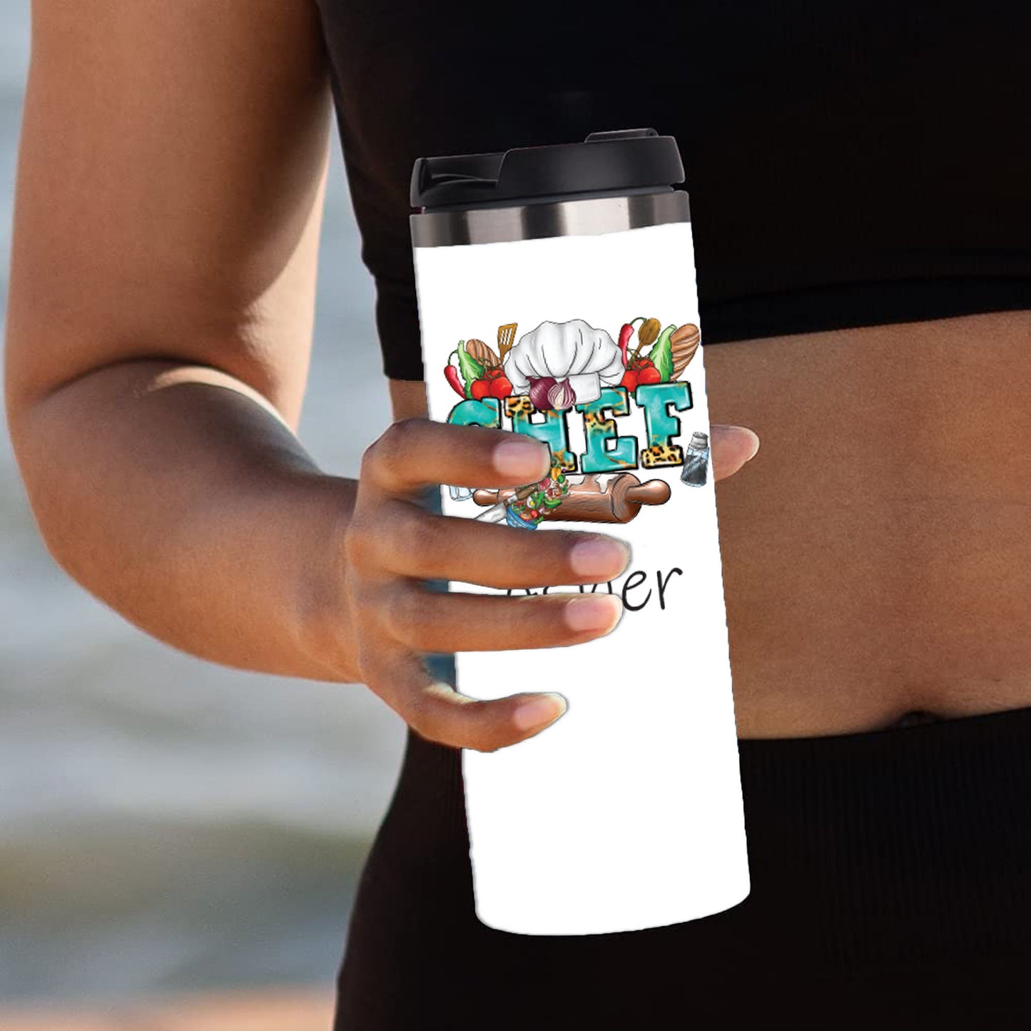 Personalized Chef Tumbler - Sublimated