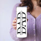 Personalized Dad Split Monogram with Kids' Names Tumbler - Sublimated