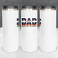 Personalized Dad Split Monogram Tumbler - Sublimated