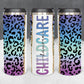 Personalized Daycare Cheetah Print Tumbler - Sublimated