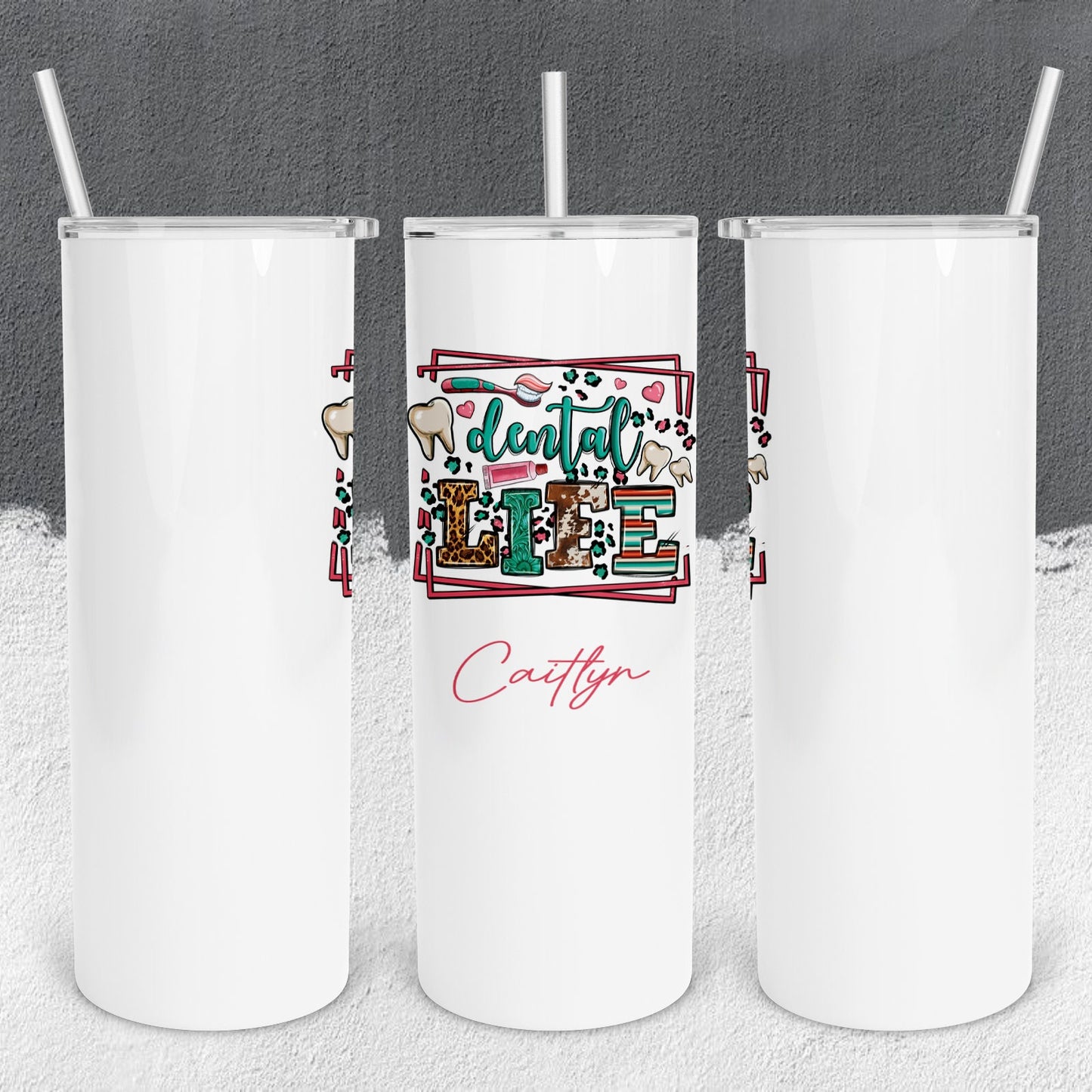 Personalized Dentist Life Tumbler - Sublimated