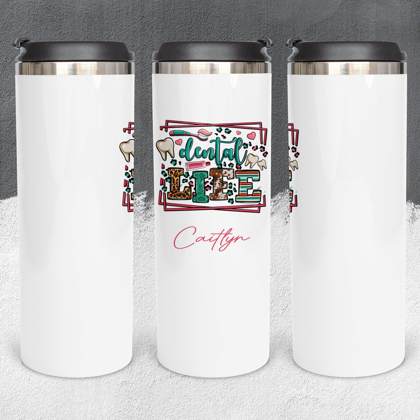 Personalized Dentist Life Tumbler - Sublimated