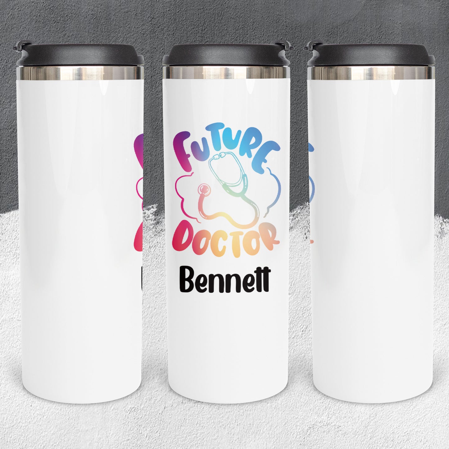 Personalized Future Doctor Tumbler - Sublimated