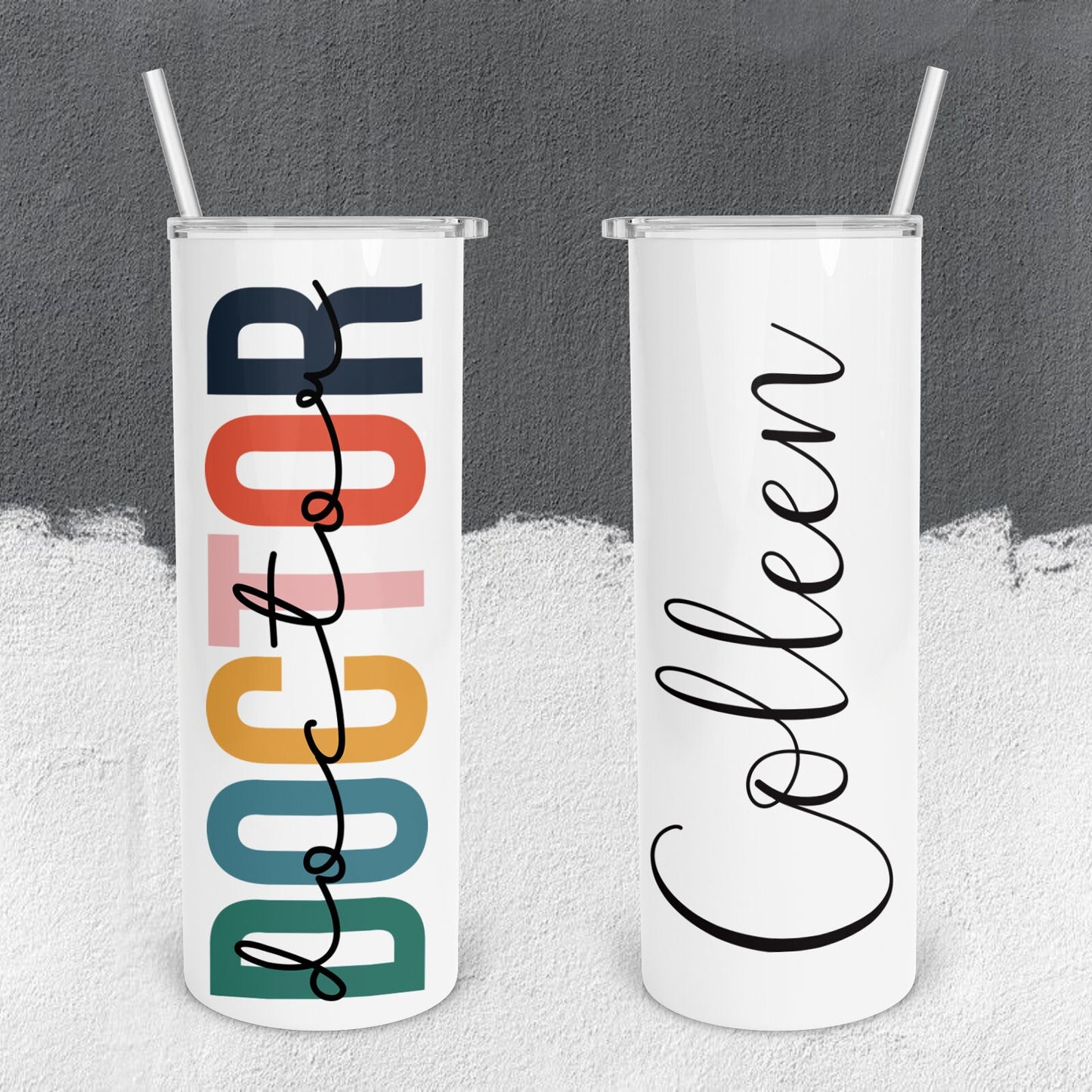 Personalized Doctor Tumbler - Sublimated