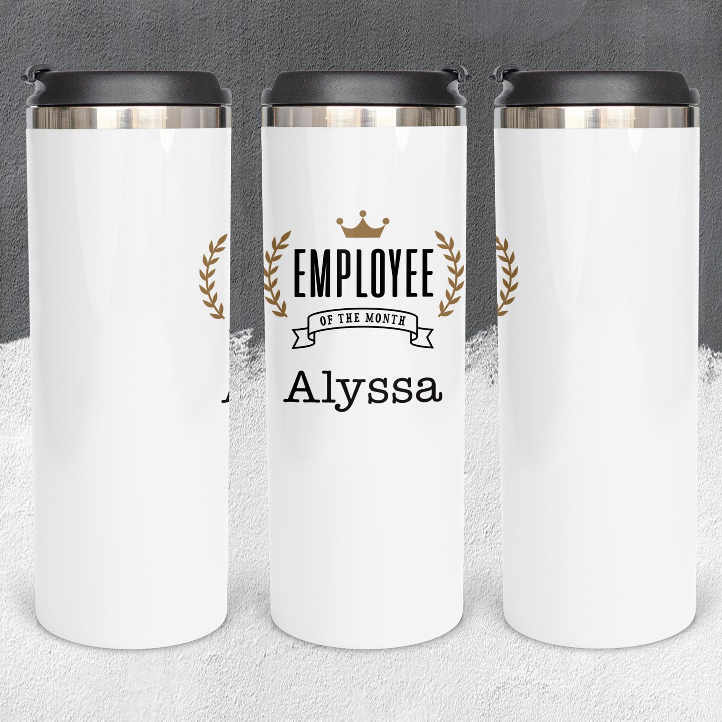 Personalized Employee of the Month Tumbler - Sublimated