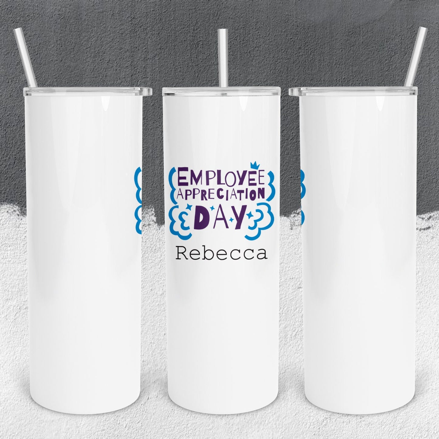 Personalized Employee Appreciation Day Tumbler - Sublimated