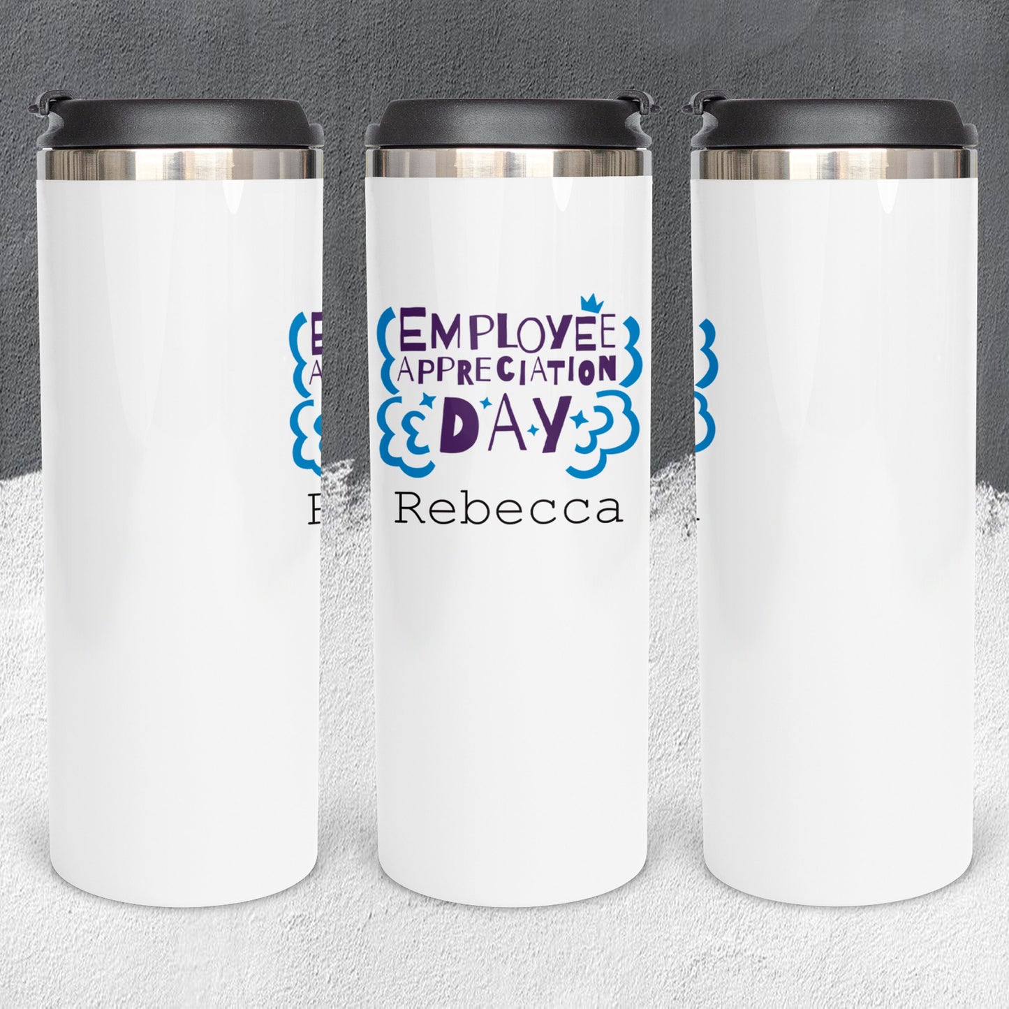 Personalized Employee Appreciation Day Tumbler - Sublimated