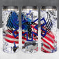 Personalized EMS American Flag Tumbler - Sublimated