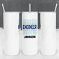 Personalized Engineer Squad Stacked Effect Tumbler - Sublimated