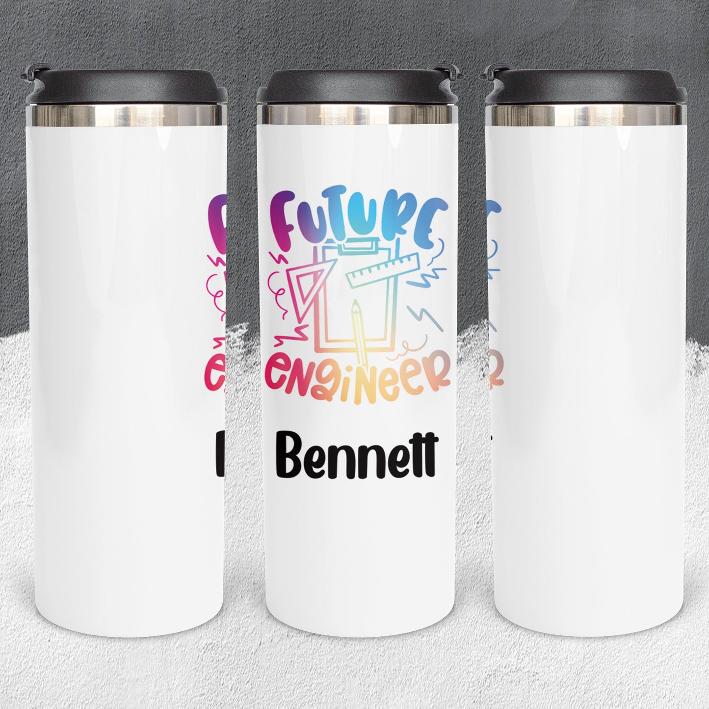 Personalized Future Engineer Tumbler - Sublimated