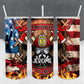 Personalized Firefighter Helmet First in Last Out Tumbler - Sublimated