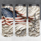 Personalized American Flag Tumbler - Sublimated