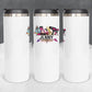 Personalized Hair Dresser Split Monogram Tumbler - Sublimated