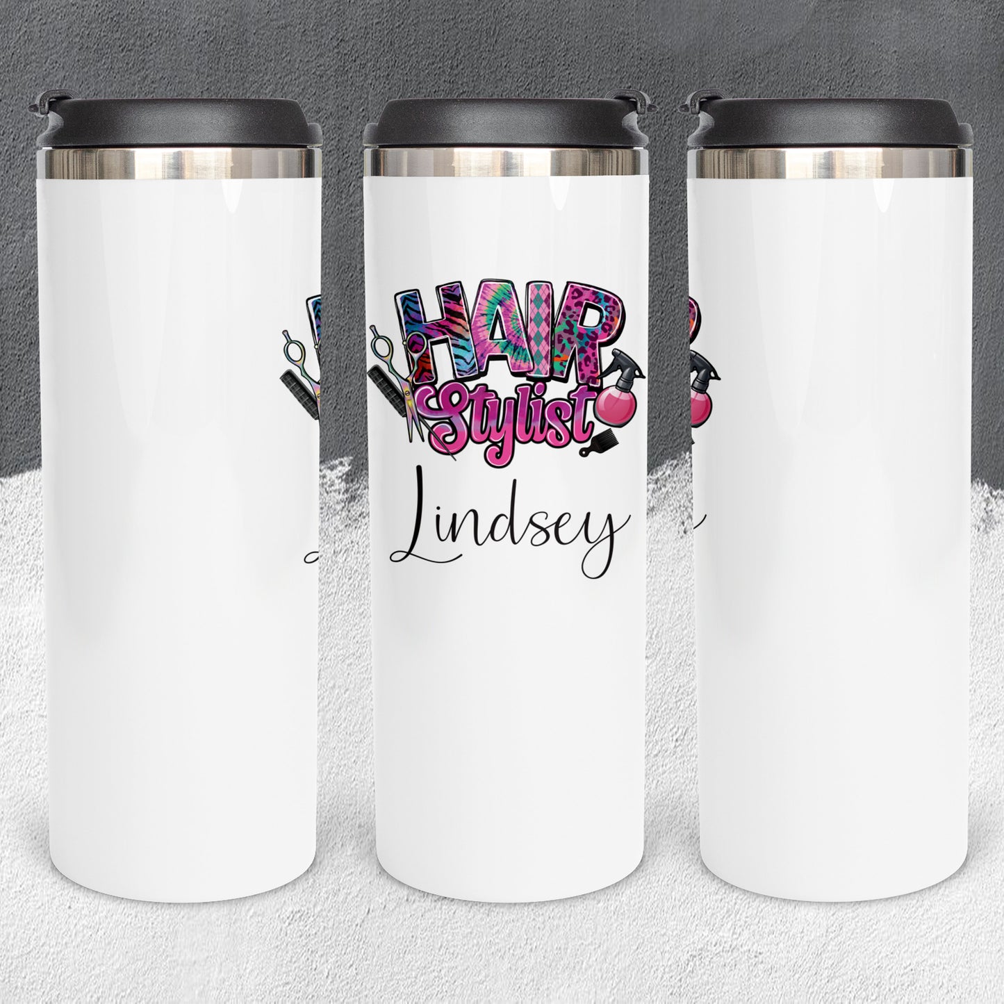 Personalized Hair Stylist Tumbler - Sublimated