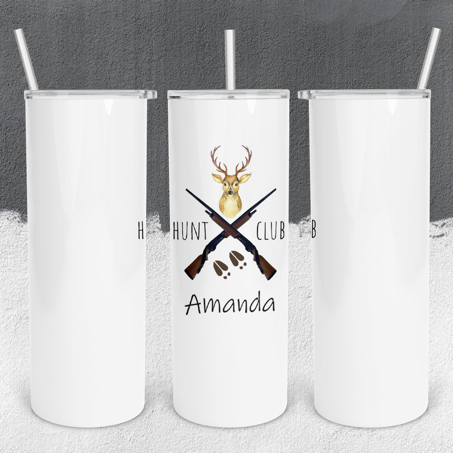 Personalized Hunt Club Tumbler - Sublimated