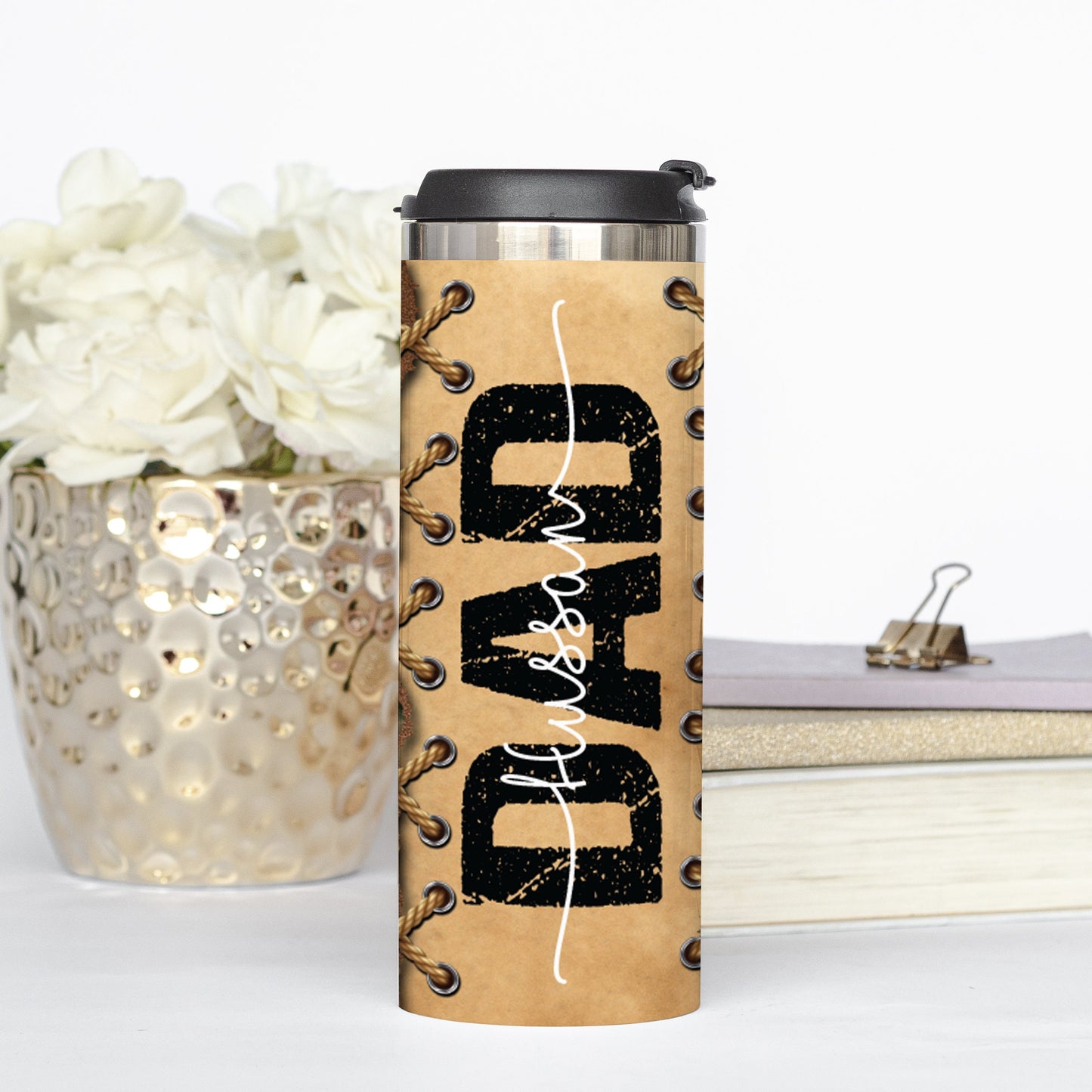 Personalized Dad Camoflauge Tumbler - Sublimated