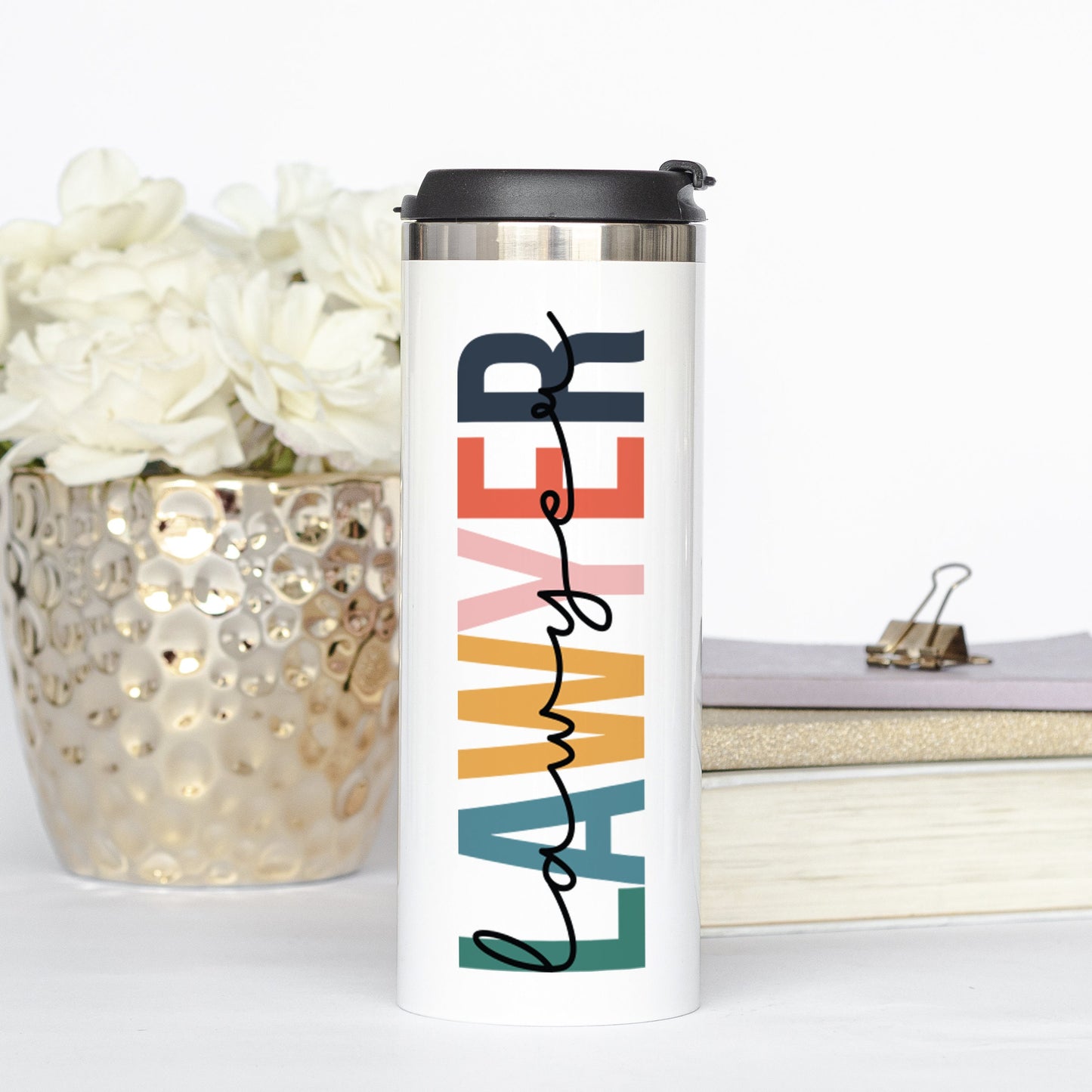 Personalized Lawyer Tumbler - Sublimated