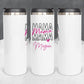 Personalized Mama Stacked Effect Tumbler - Sublimated