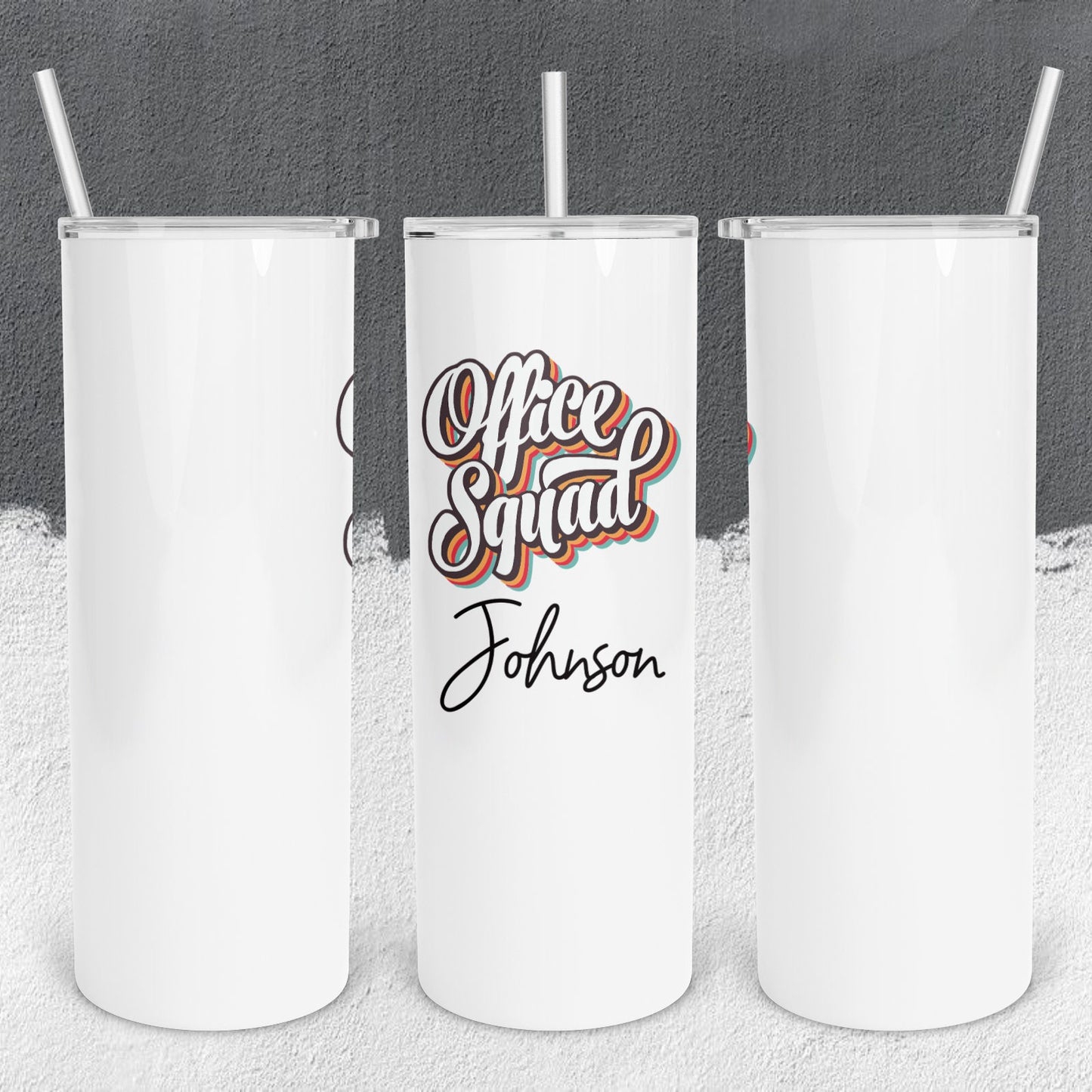 Personalized Office Squad Tumbler - Sublimated