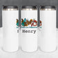 Personalized Peace Love Phlebotomy Tumbler - Sublimated