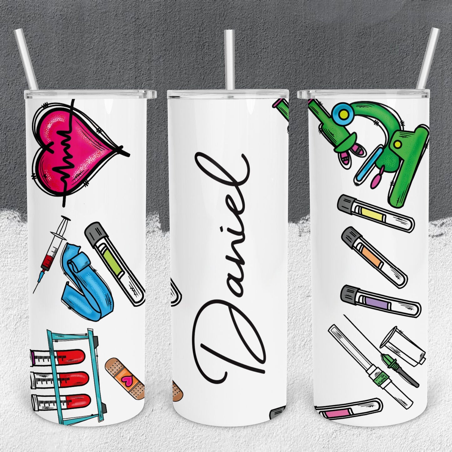 Personalized Phlebotomist Tumbler - Sublimated