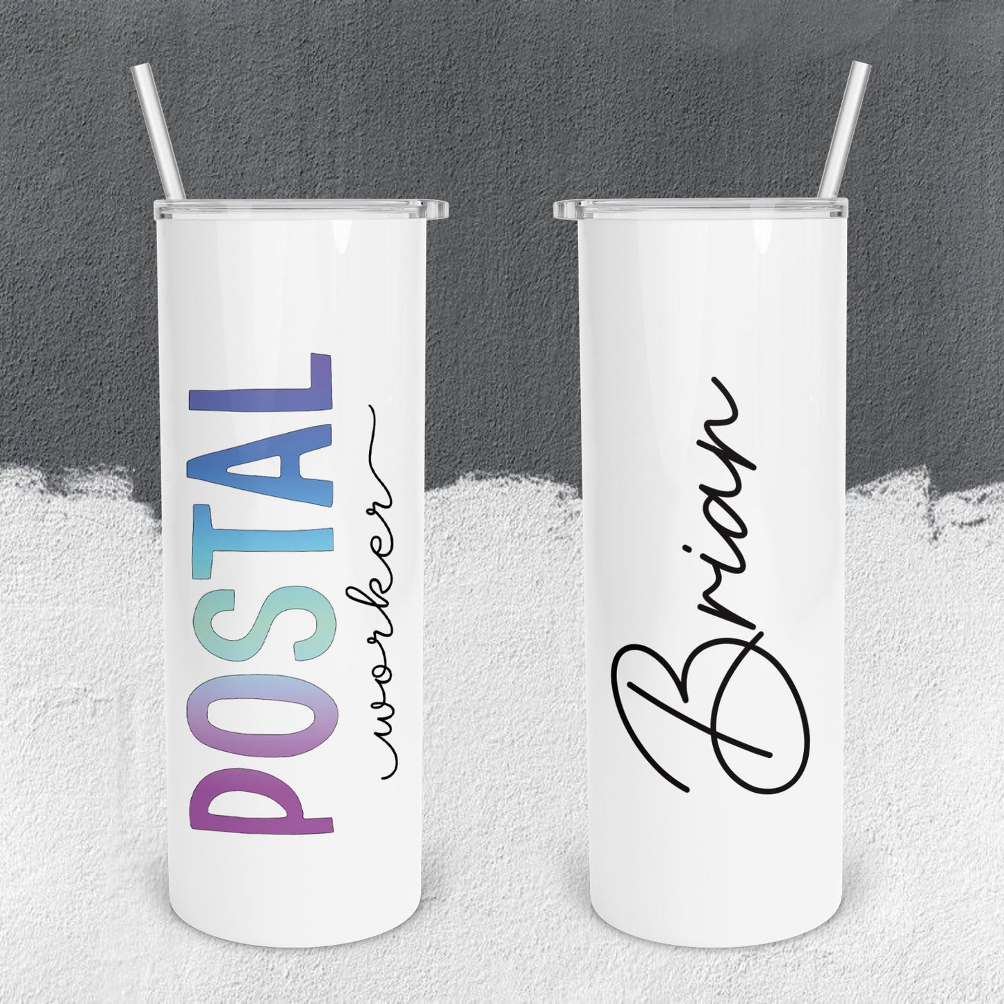 Personalized Postal Worker Tumbler - Sublimated