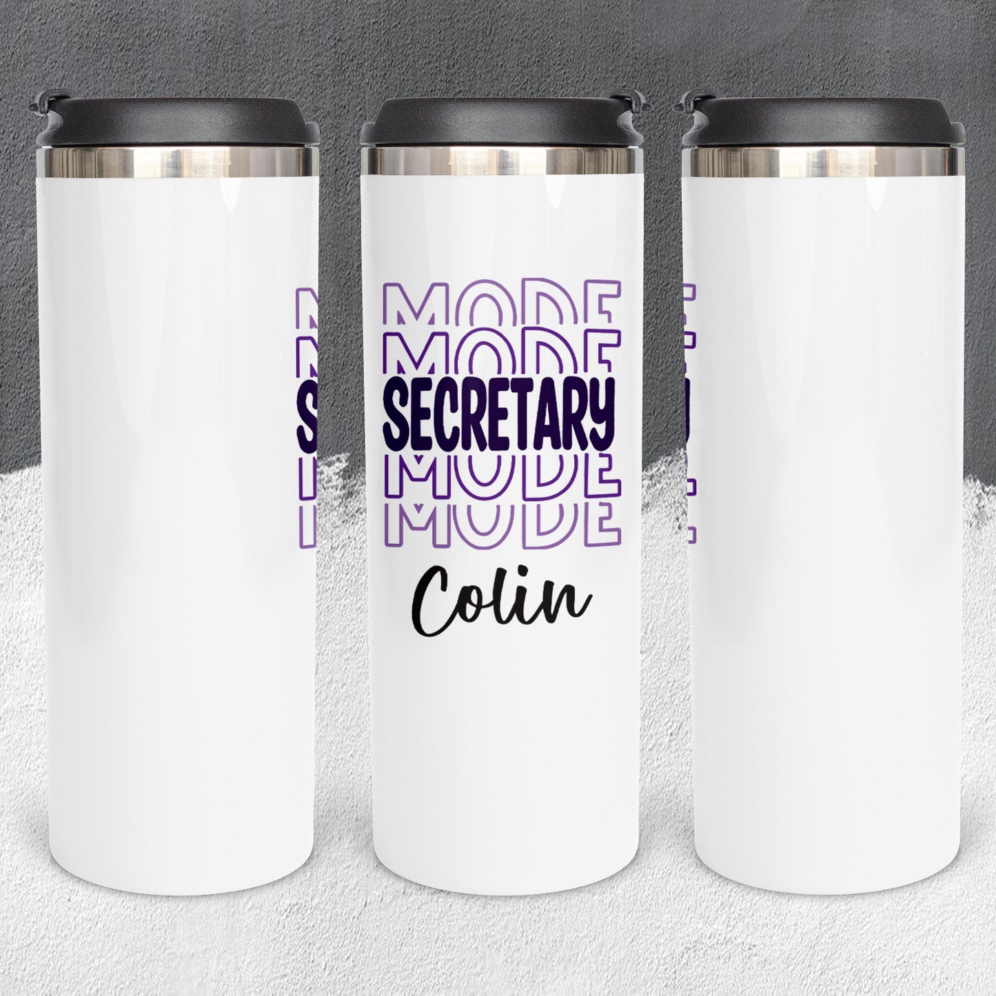 Personalized Secretary Mode Tumbler - Sublimated