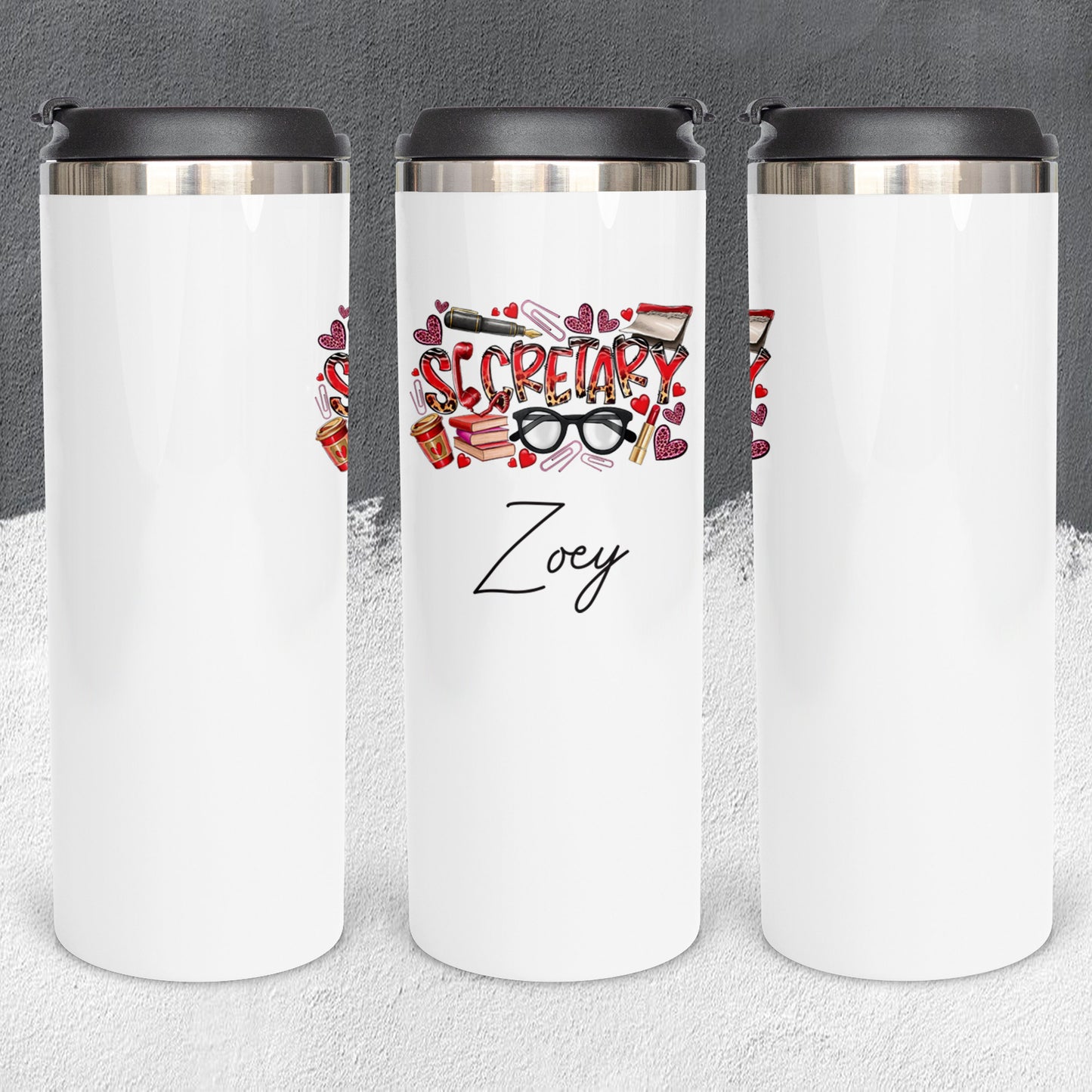 Personalized Secretary Tumbler - Sublimated