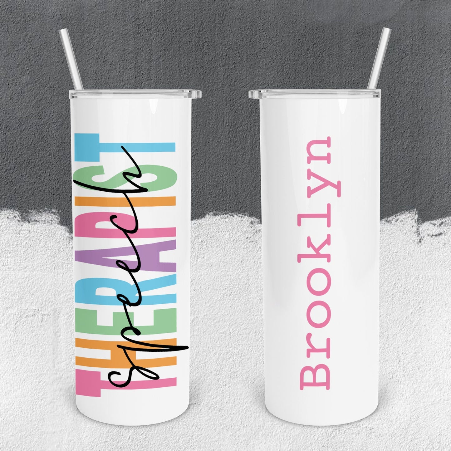 Personalized Speech Therapist Tumbler - Sublimated