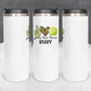 Personalized Peace Love Tennis Tumbler - Sublimated