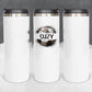 Personalized Soccer Split Monogram Tumbler - Sublimated