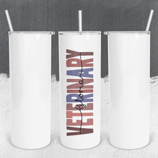 Personalized Veterinary Tumbler - Sublimated