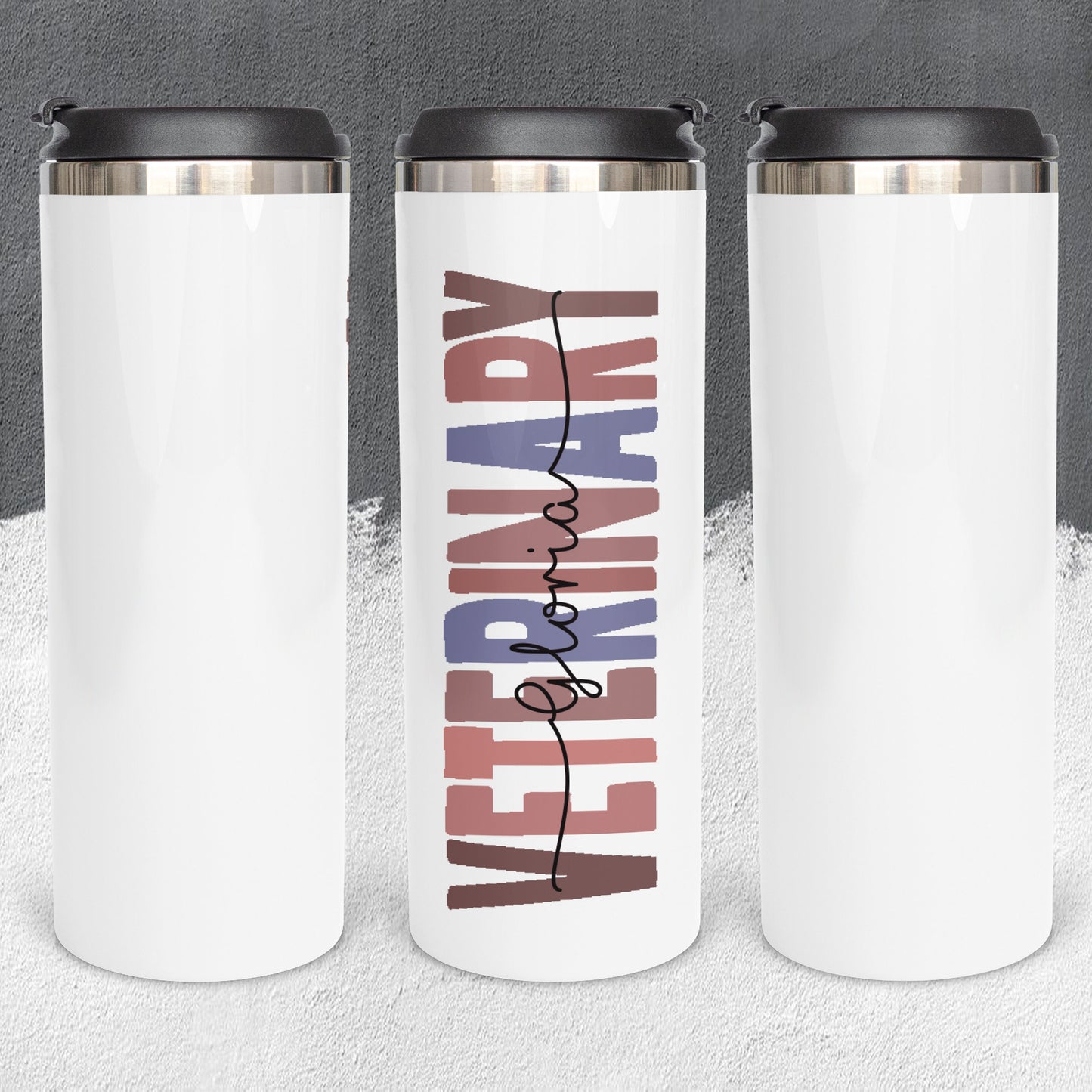 Personalized Veterinary Tumbler - Sublimated