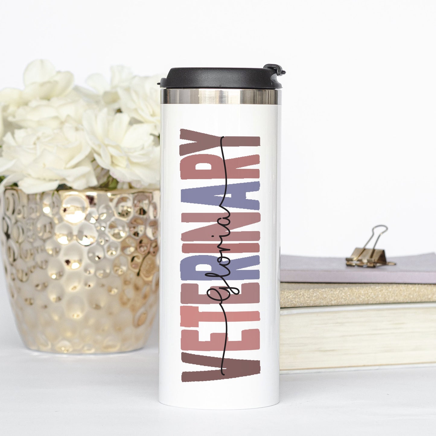 Personalized Veterinary Tumbler - Sublimated