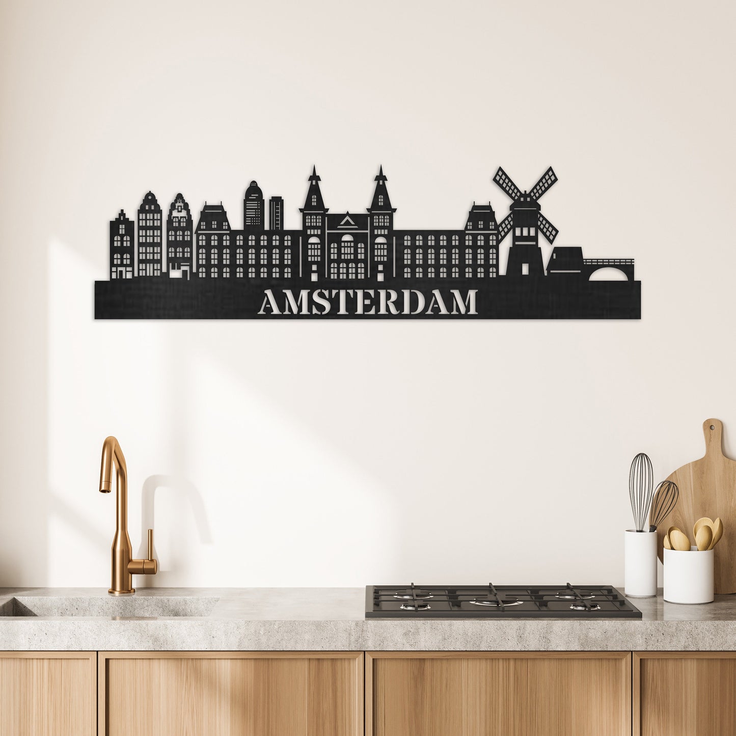 Amsterdam City Skyline