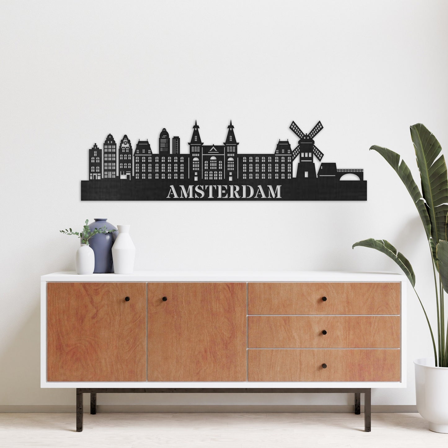 Amsterdam City Skyline