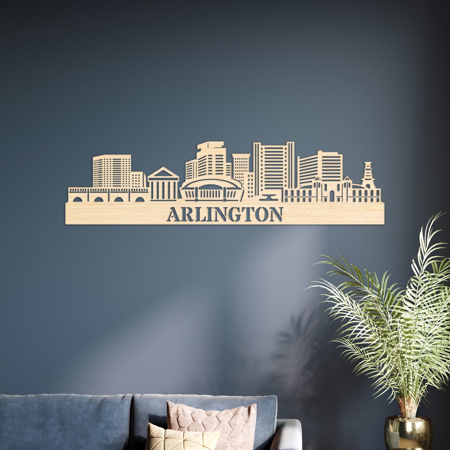 Arlington City Skyline