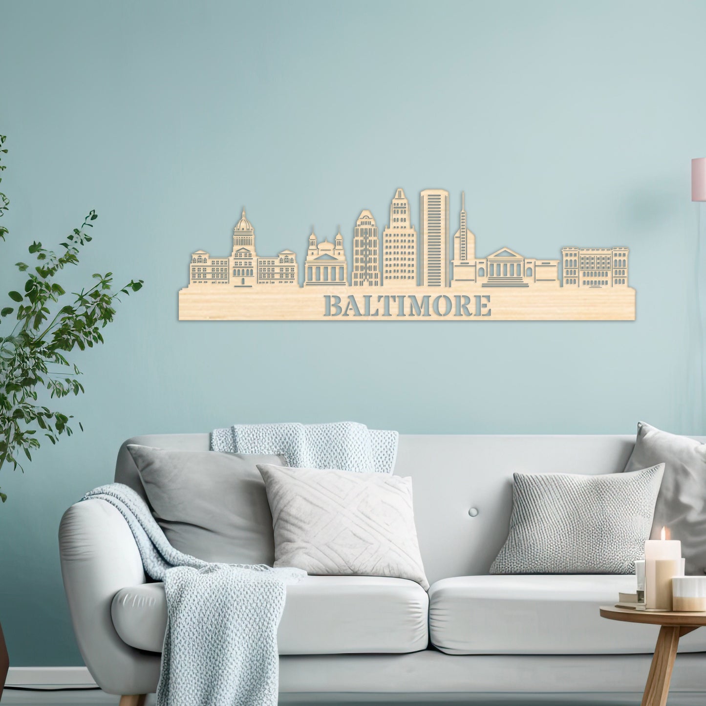 Baltimore City Skyline