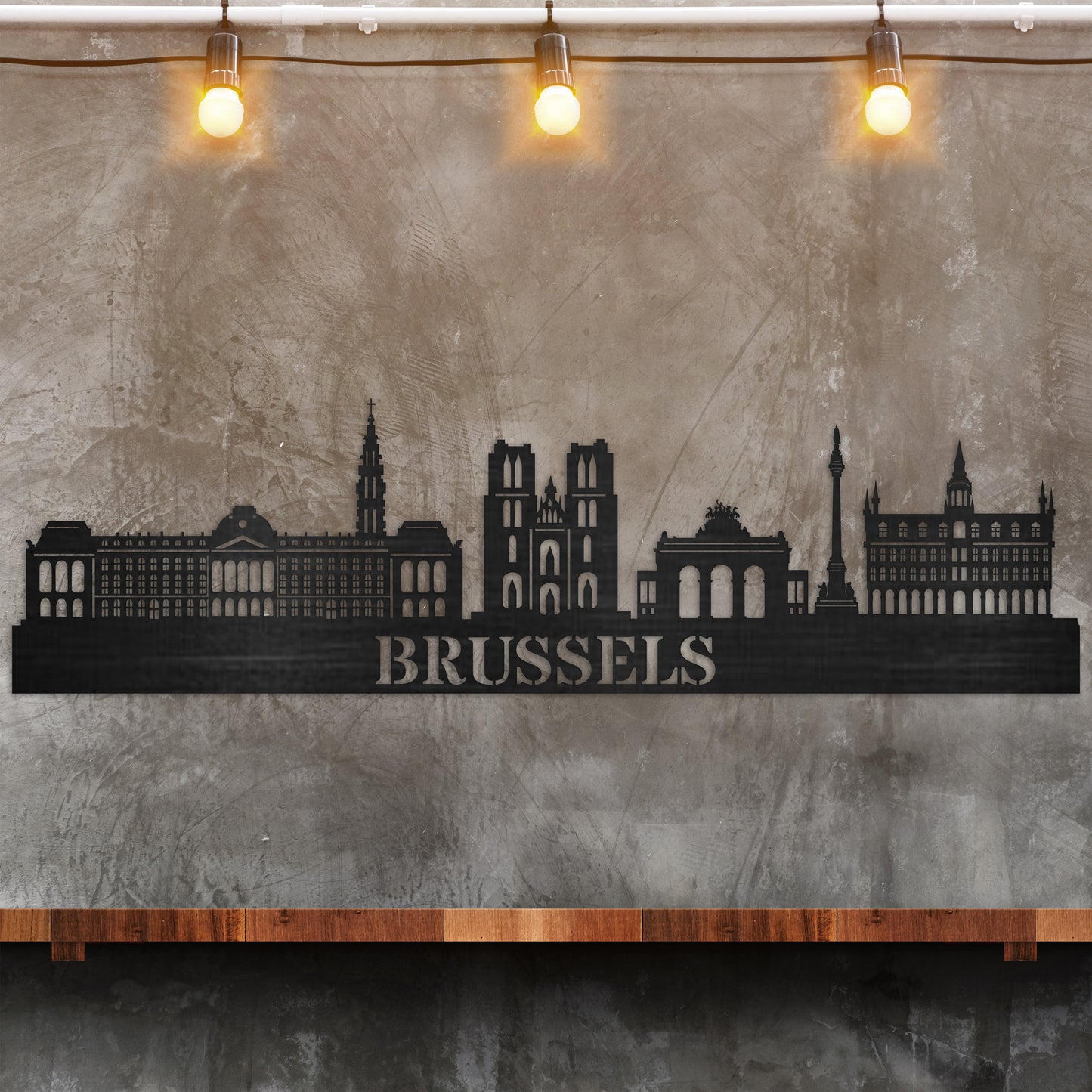 Brussels City Skyline