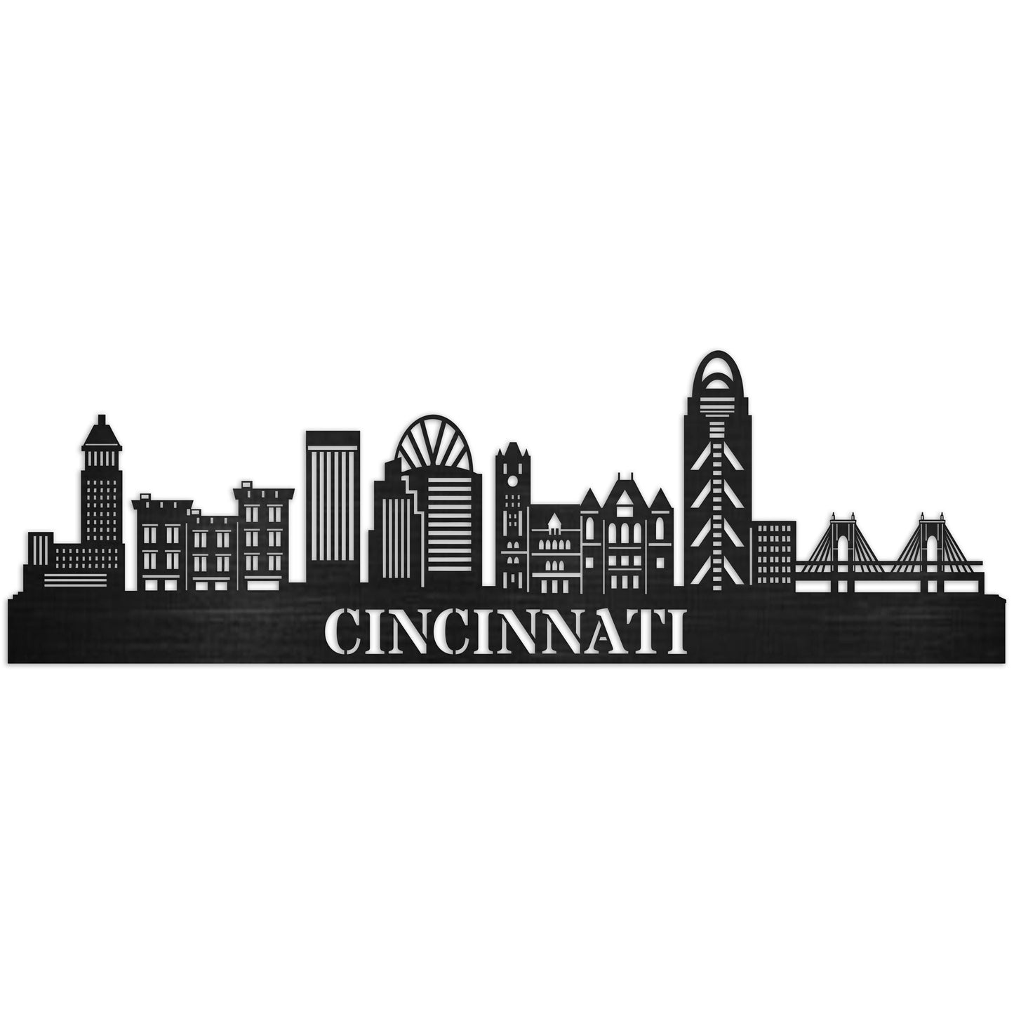 Cincinnati City Skyline