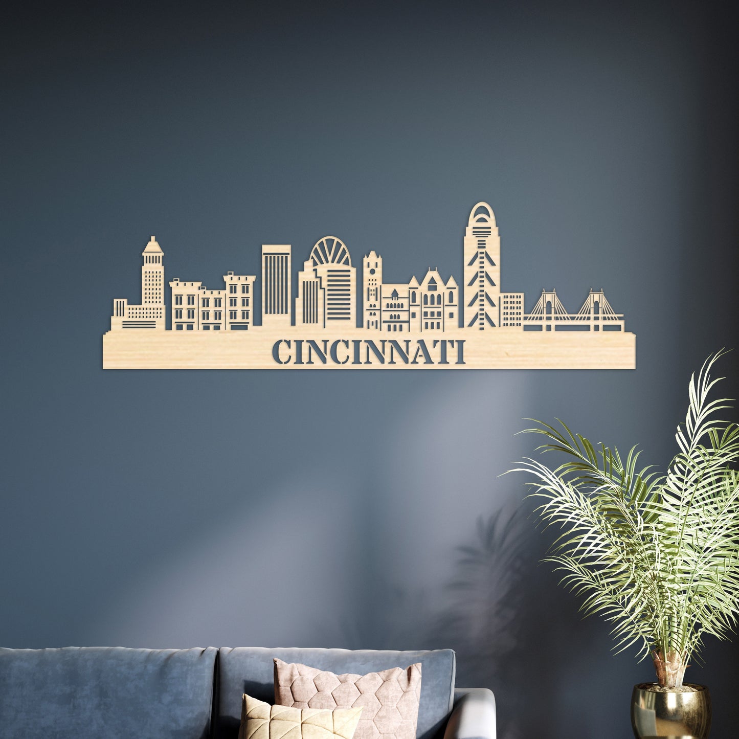 Cincinnati City Skyline