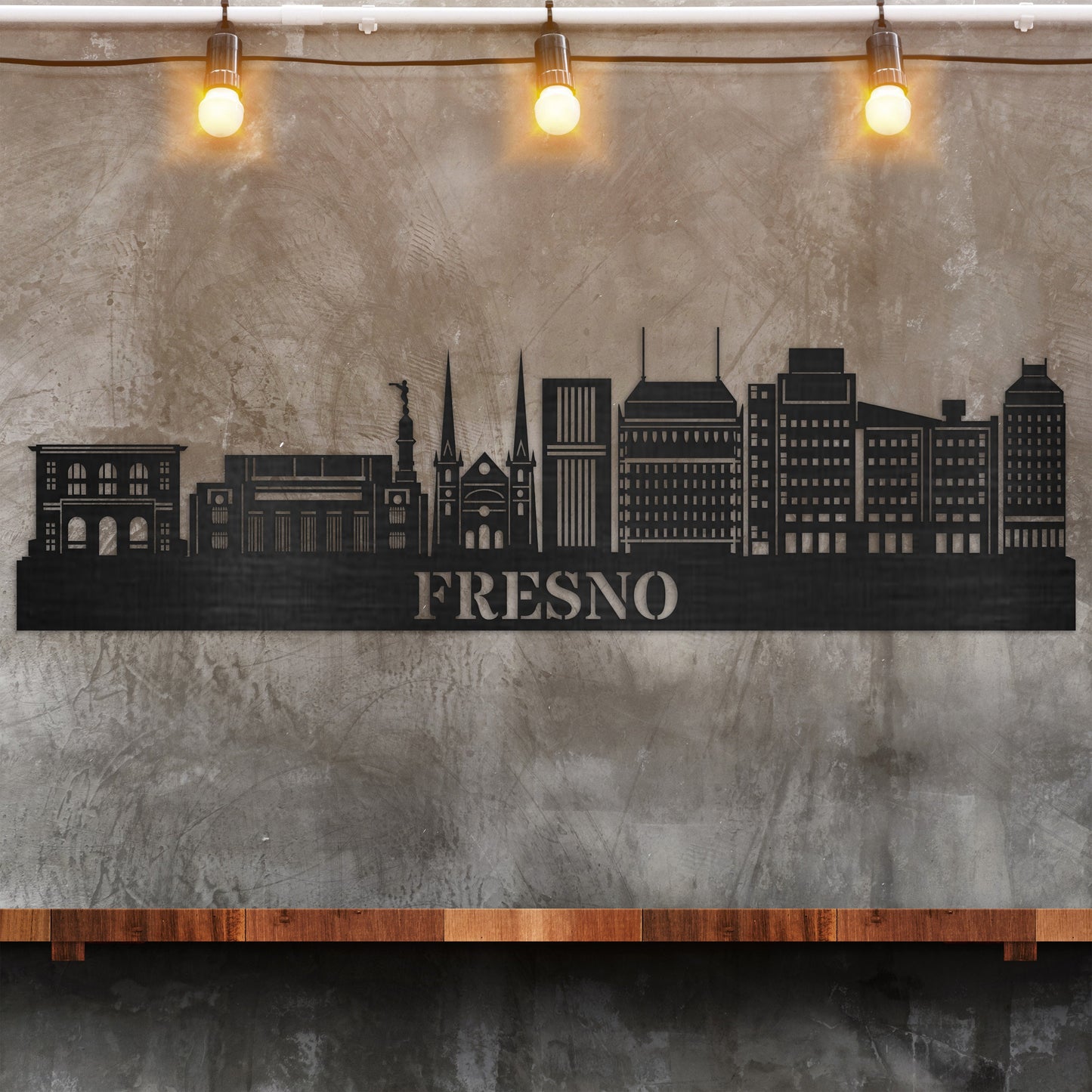 Fresno City Skyline