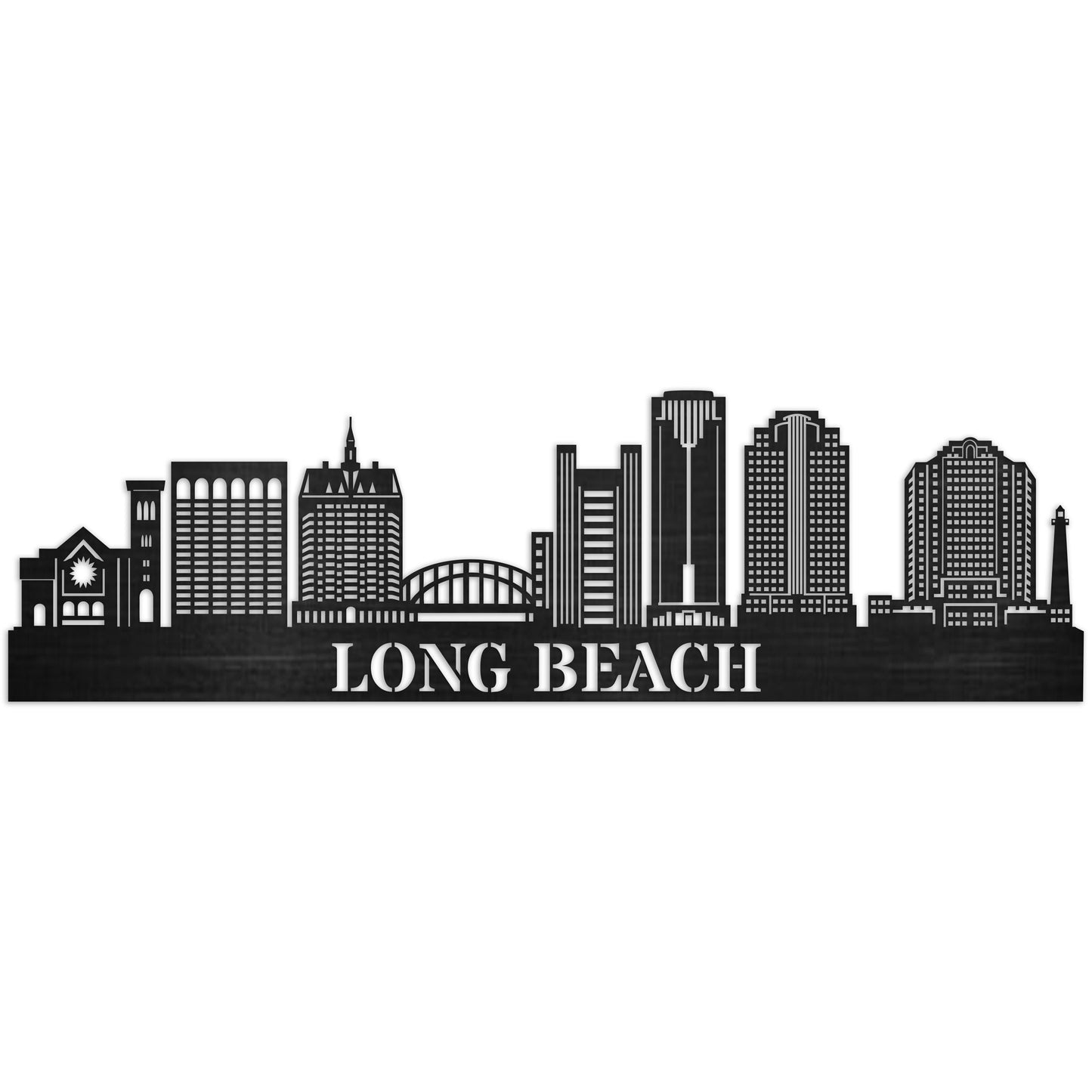 Long Beach City Skyline