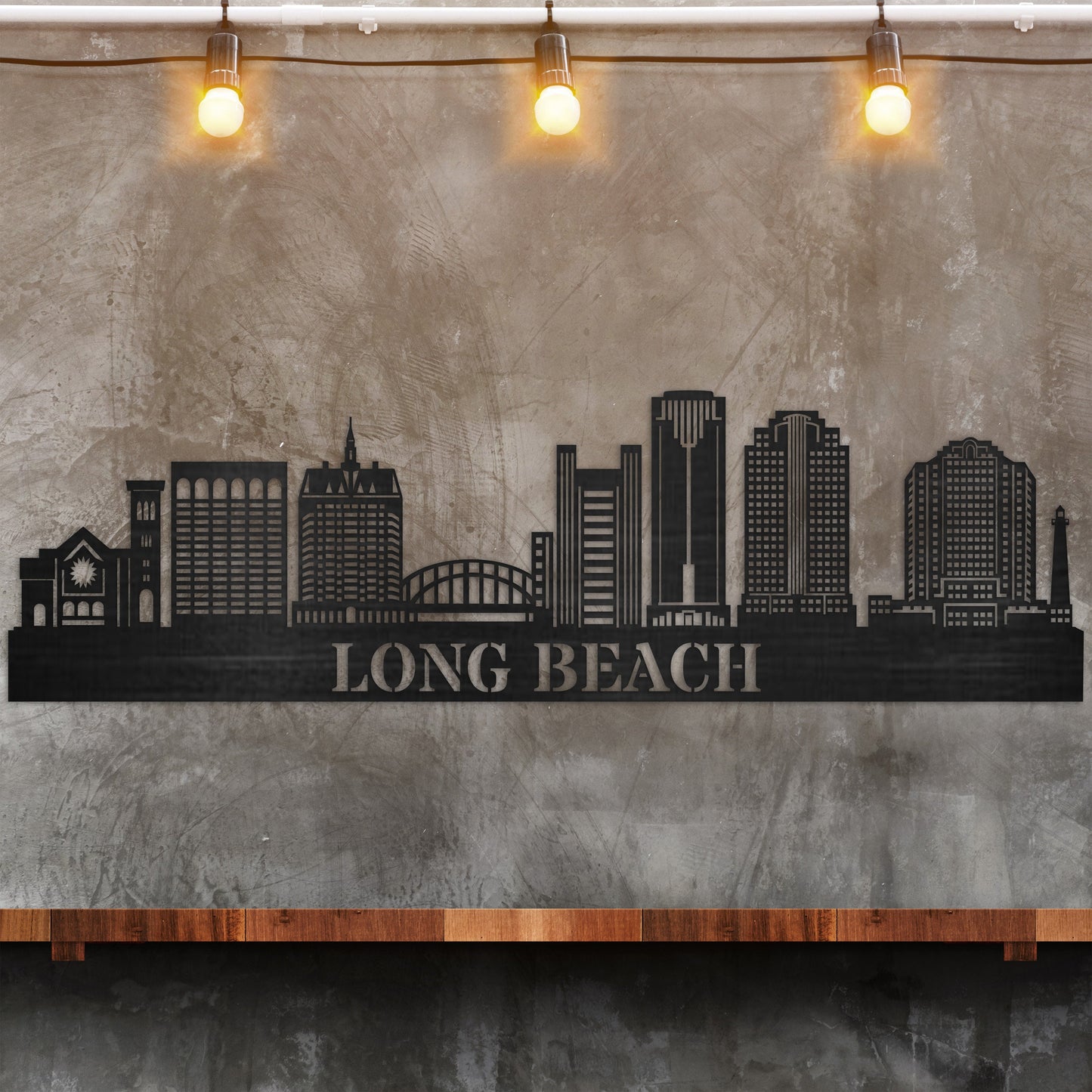 Long Beach City Skyline