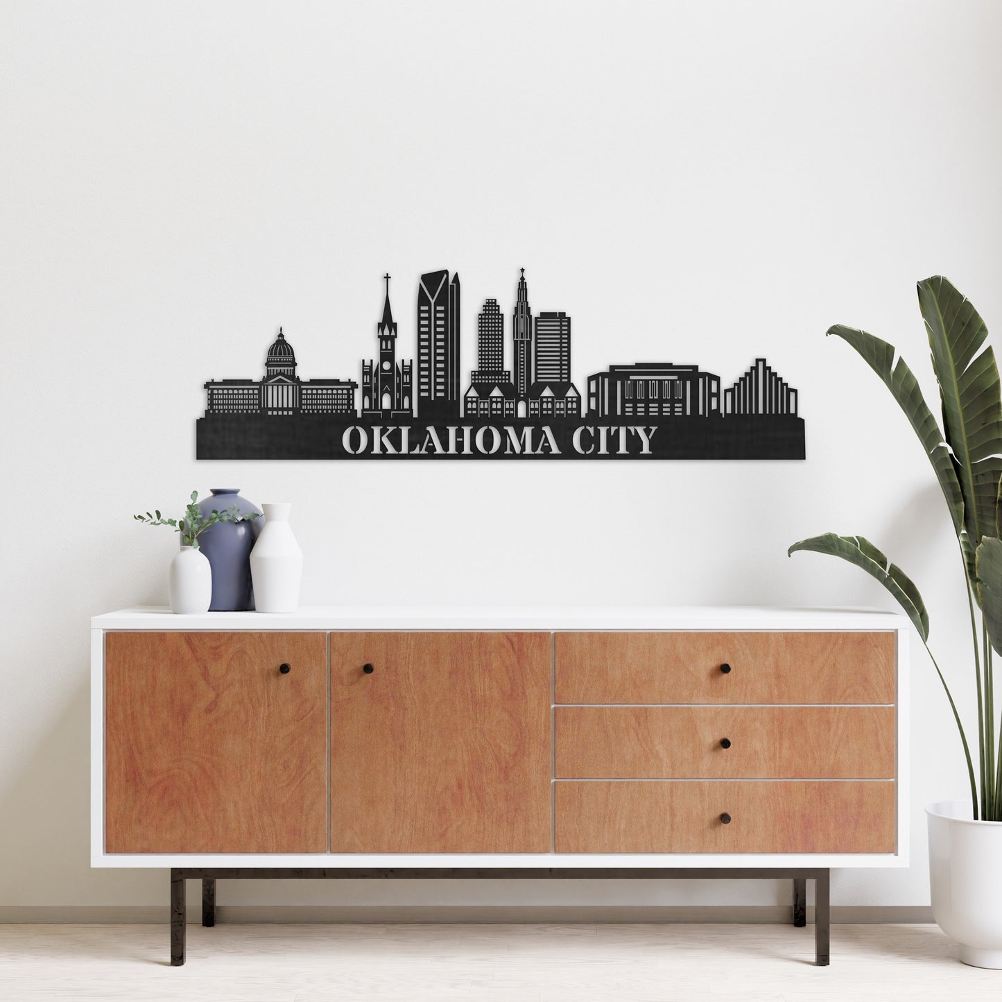 Oklahoma City City Skyline