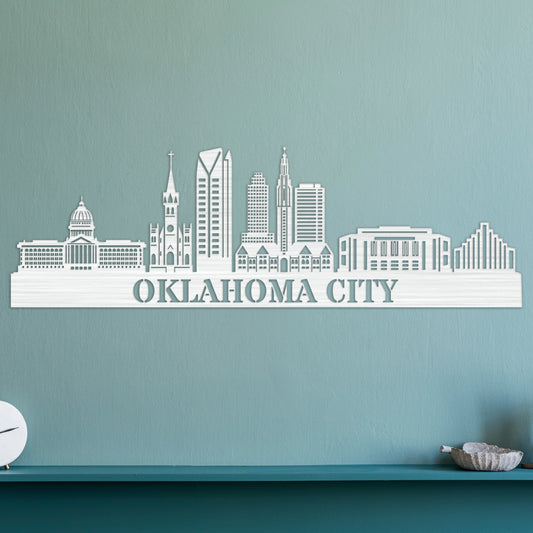 Oklahoma City City Skyline