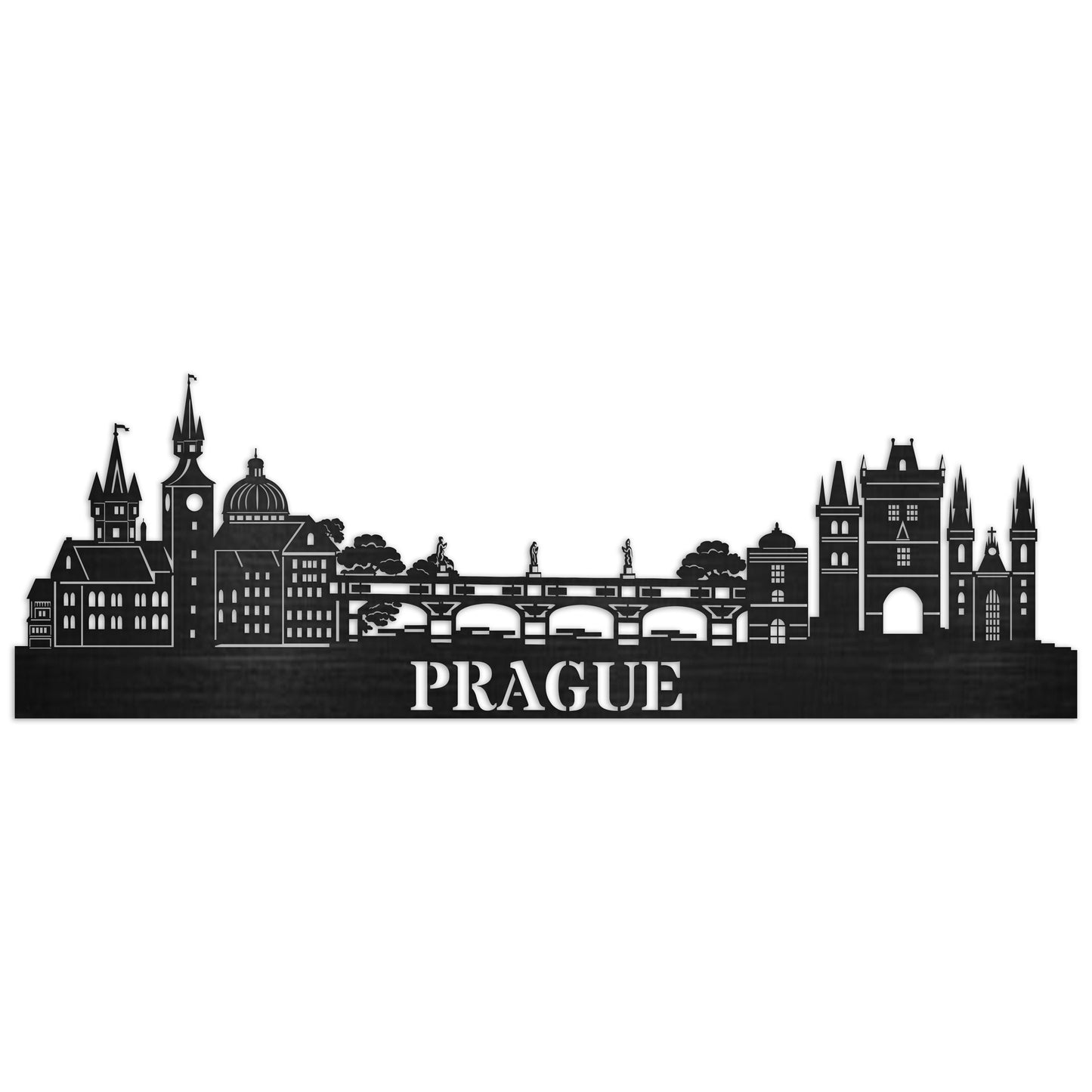 Prague City Skyline