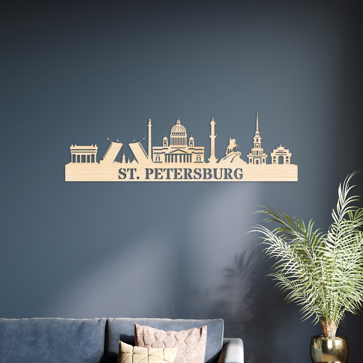 St. Petersburg City Skyline