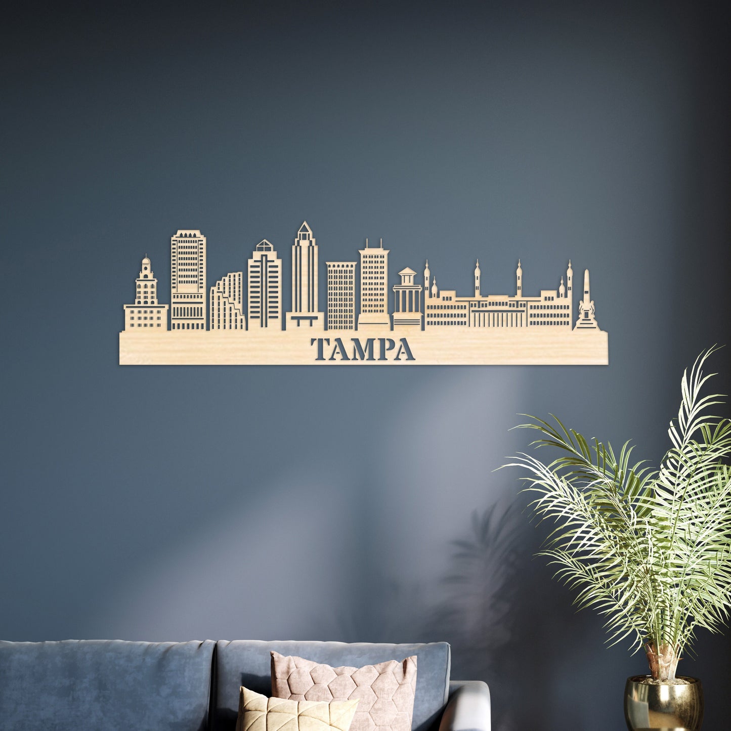 Tampa City Skyline